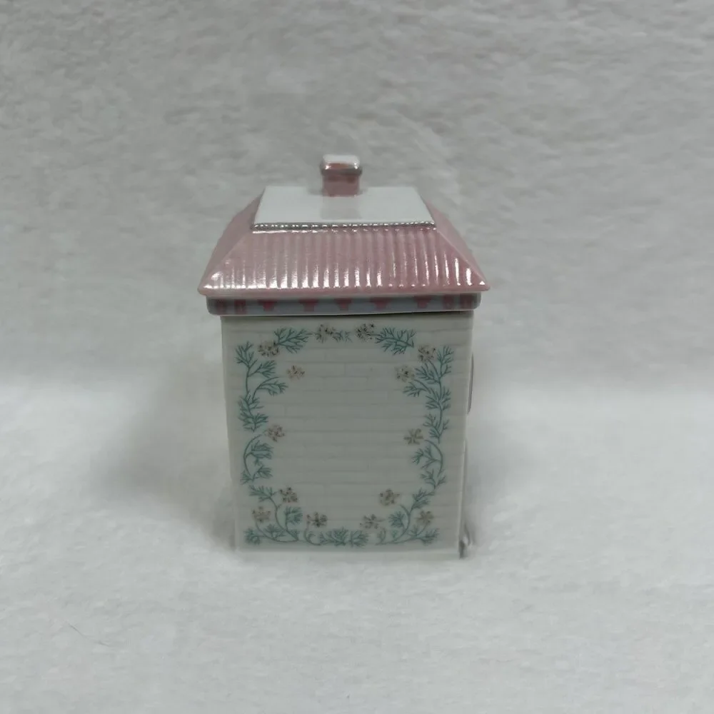 Vintage 1989 Lenox Spice Village Dill Fine Porcelain House Spice Jar